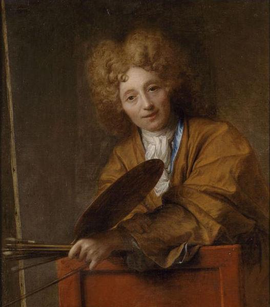 Jean-Baptiste Santerre Self portrait oil painting picture